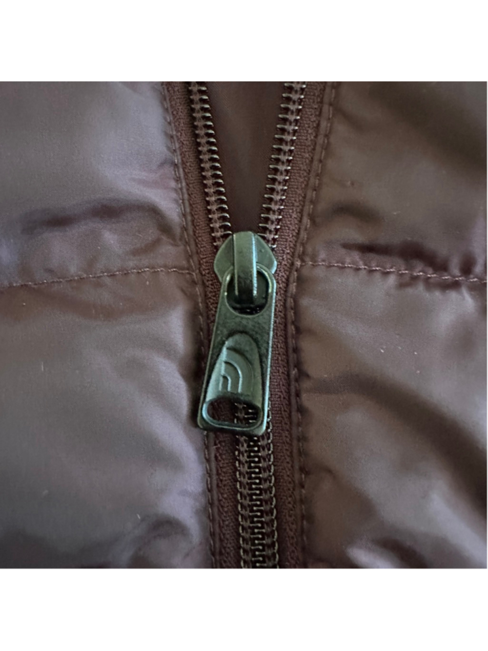 The North Face Purple Puffer Jacket M Faux Fur Hood Down Winter Coat - Picture 6 of 16